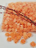 цветы фоамиран 3.5 см оранжевый (приблизительно 500 шт)