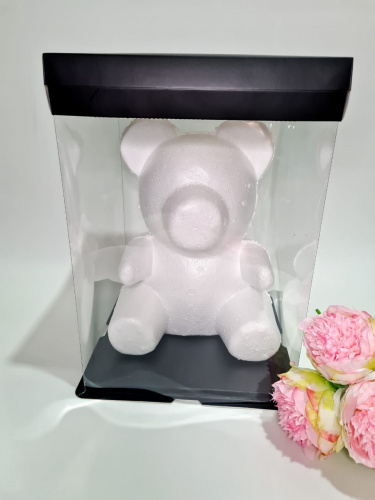 Коробка трансформер. Пластиковая стенка, дно и крышка картон. фото 2