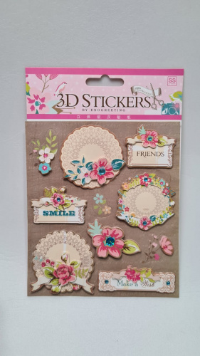 Скрапбукинг. 3D Stickers. SS1504.