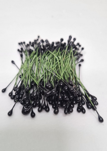 Тычинки флористические двухсторонние Черные.