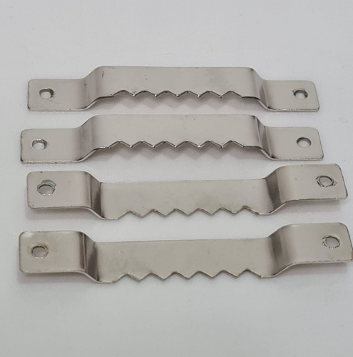 Гребешок металлический.  Для крепления.  Упаковка 300 шт.Размер: длина 7 см, ширина 1 см. фото 3