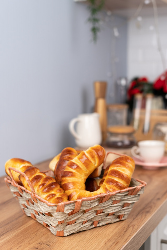 кашпо столовое. Плетеное фото 2