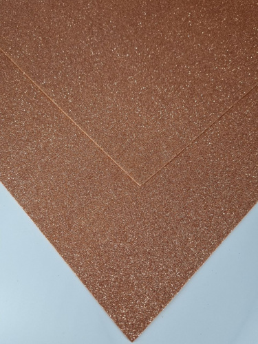 Фоамиран глиттерный 2 мм. Рыжий фото 3 Фоамиран глиттерный 2 мм. Рыжий фото 3