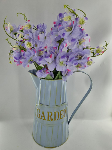 Букет искусственных цветов.  Дельфиниум. Цвет сиреневый. Упаковка 2 шт