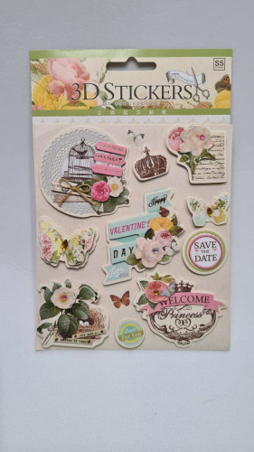 Скрапбукинг. 3D Stickers. SS1510