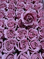 Декоративное мыло. Розы 4,5 см. Цвет розовая-пудра. Упаковка 50 шт.