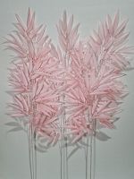 Флористическая трава. Ветки бамбука. Упаковка 3 шт.Высота 100 см. Цвет розовый.