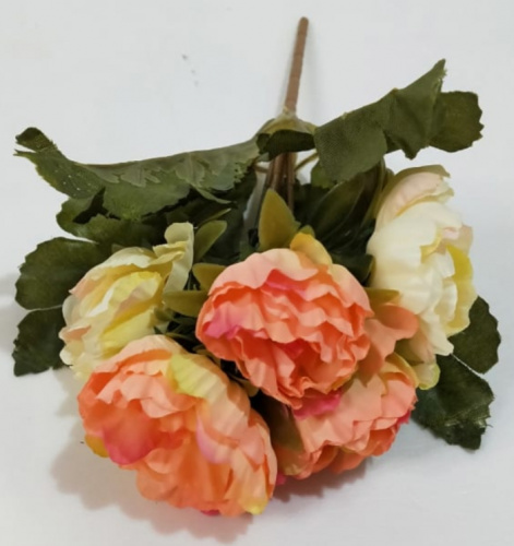 Искусственные цветы. Пионы акварельные. Упаковка 2 шт.Цвет персиковый