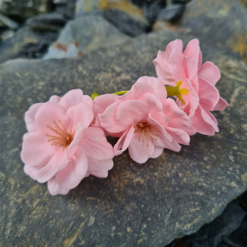 Набор цветов Лавандовый Микс. Роза 3/53, сакура  розовая. Упаковка 50 шт фото 2