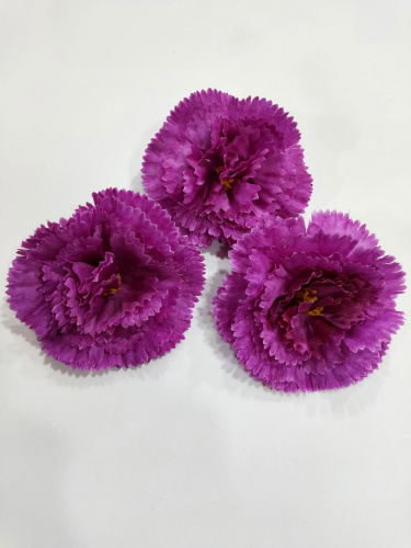 Гвоздика №4 . Диаметр 10 см. Ткань. Упаковка 5 шт.