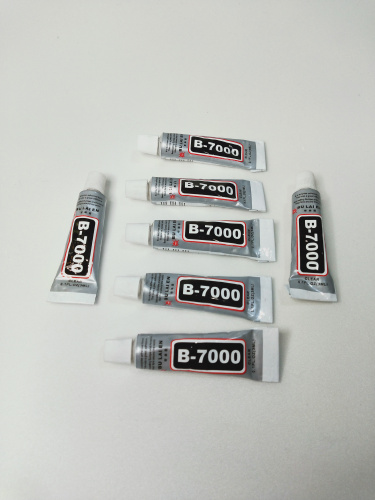 Клей B-7000 3 мл. в тюбике. Упаковка 6 шт