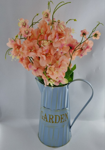 Букет искусственных цветов.  Дельфиниум. Цвет персиковый. Упаковка 2 шт.