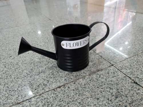 Лейка металлическая "черная", 10*11 см