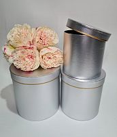 Набор коробок 3в1. Фольга серебро.