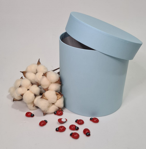 Коробка Голубая. Размер 15*15 см.