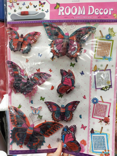 Декоративные бабочки на клеевой основе № 3 Декоративные бабочки на клеевой основе № 3