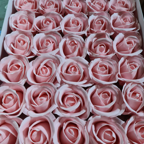  роза крупная. Бутон 6 см. Цвет бледно розовый Упаковка 50 шт.  фото 3