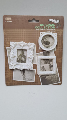 Оригинальный декор. Рамки Лондон. 3 предмета. Пластик.