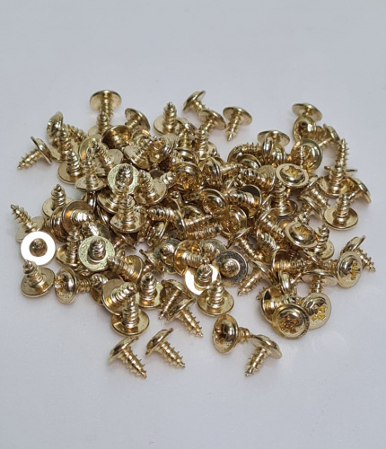 Шуруп металлический. Высота ножки 6 мм. Диаметр шляпки 7 мм. Вес 1000 гр.