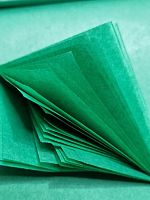Бумага Тишью. Цвет зелёный  Набор 50 листов. Размер 51*66 см.