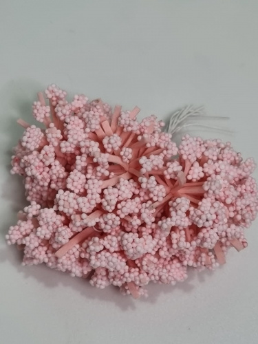 Тычинки флористические. Воздушные. Пучок. Цвет персиковый. Вес 10 гр.