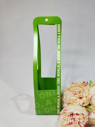 Кашпо флористическое №2. Размер 11*11*38 см.