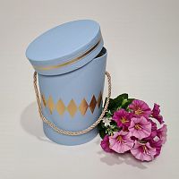 Коробки ромбы. Ромбы цвет голубой