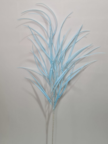 Флористическая трава. Высокая Осока 116 см. Упаковка 3 шт. Цвет голубой. фото 2