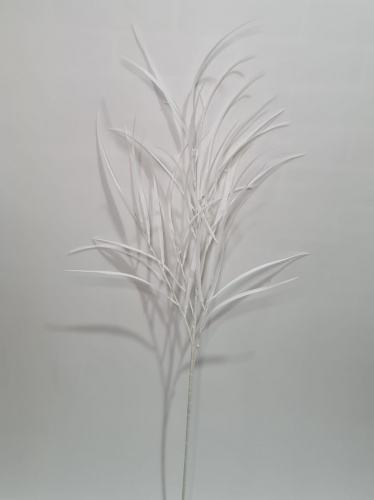 Флористическая трава. Высокая Осока 116 см. Упаковка 3 шт. Цвет белый. фото 2