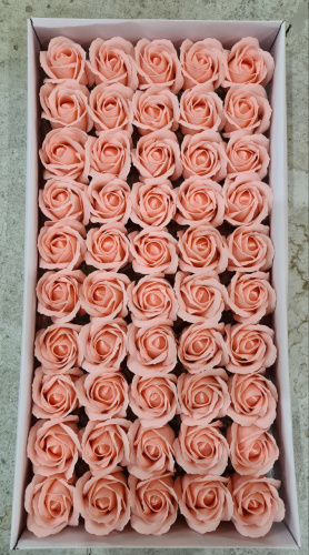 Декоративные розы 3-х слойные. Номер №43 Бутон 5 см. Искусственные