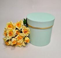 Коробка круглая малая. Цвет мятный.