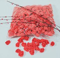 цветы фоамиран 3.5 см красный (приблизительно 500 шт)