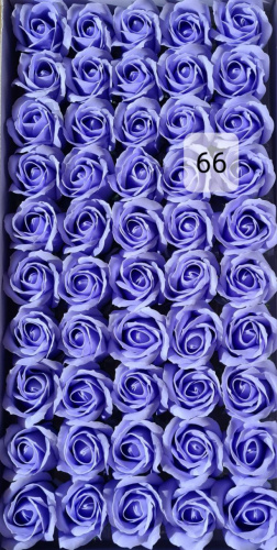 Декоративные розы 3-х слойные. Номер 66 Бутон 5 см. Искусственные
