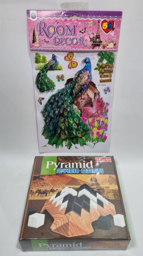 Подарок 3. Заказ 5000-10000 руб. Наклейки+ игра настольная "Pyramid" фото 2