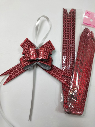 Бант складной.Цвет бордовая кобра. Упаковка 10 шт. Бант складной.Цвет бордовая кобра. Упаковка 10 шт.