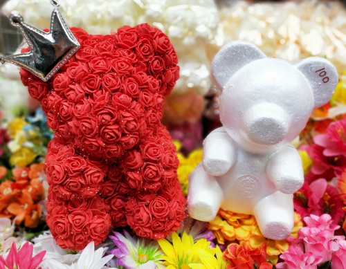 пенопласт мишка 20 см