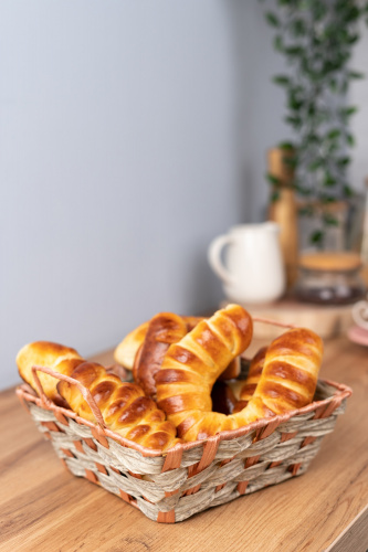 кашпо столовое. Плетеное фото 3