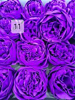 Пионы номер 11. Цвет фиолетовый. Упаковка 16 шт. Размер цветка 8*8 см.