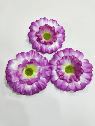 Астра крупная №1. Диаметр 10 см. Ткань. Упаковка 5 шт.