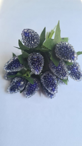 Ежевика сахарная на ножке. Синяя.