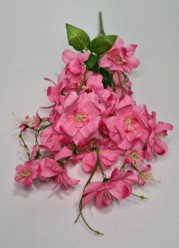 Букет искусственных цветов.  Дельфиниум. Цвет розовый. Упаковка 2 шт. фото 2