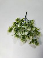 Флористическая трава Клевер белый, 33 см. Упаковка 2 шт