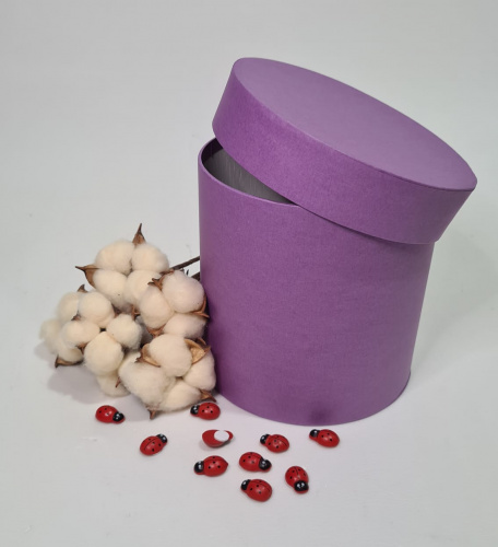 Коробка  Светло Фиолетовая. Размер  15*15 см.