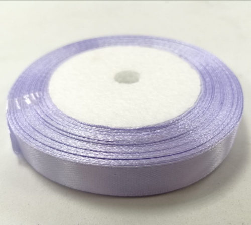 Лента атласная 1,2см 25 ярдов "Сиреневая"