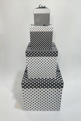 Набор раскладных коробок 4в1. Горох