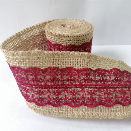 Тесьма с кружевом "Бардо", длина: 2 м, ширина: 6 см