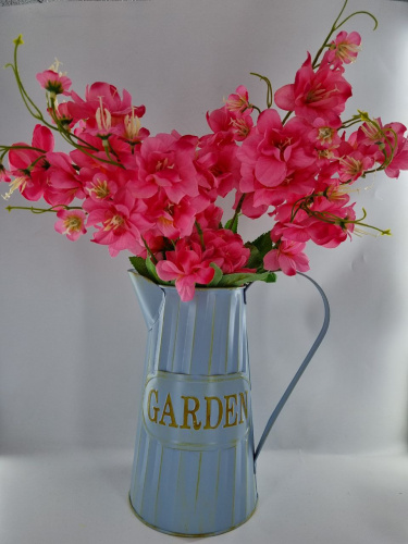 Букет искусственных цветов.  Дельфиниум. Цвет розовый. Упаковка 2 шт.