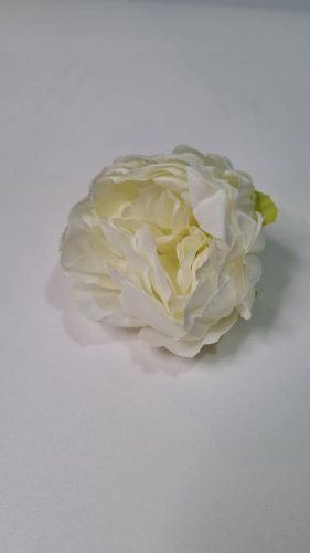 Искусственные цветы. Голова Пион. Упаковка 10 шт.Размер 8 см. Цвет белый