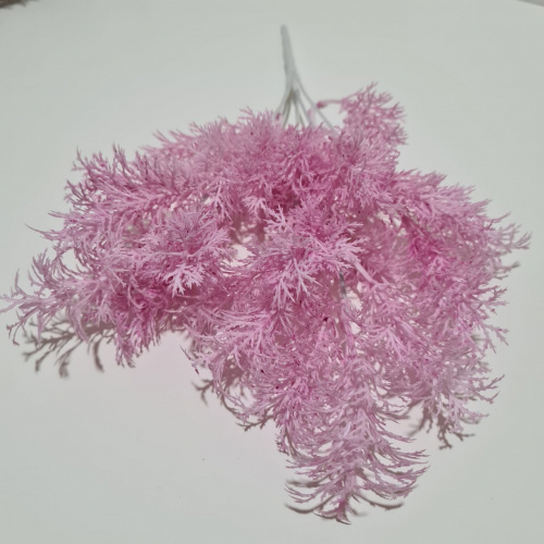 Флористическая трава. Упаковка 2 шт.Цвет розовый.