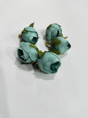 Роза бутон №1 . Ткань  2,5 см . Упаковка 10 шт